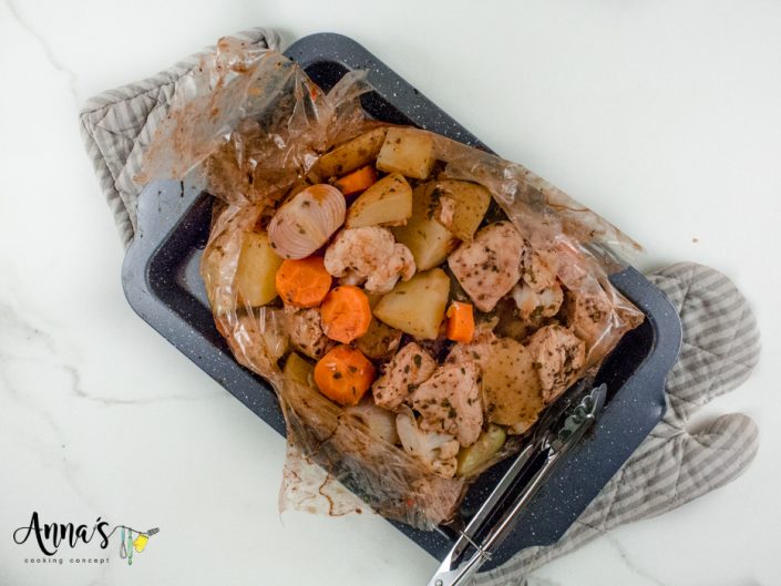 Chicken Breast And Veggies Oven Bag Stew Anna Cooking Concept 