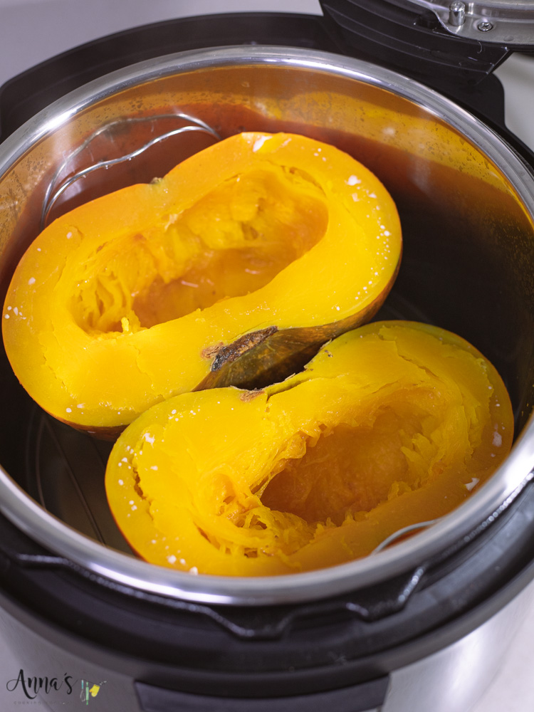 pumpkin cooked in the smart pot until fork tender