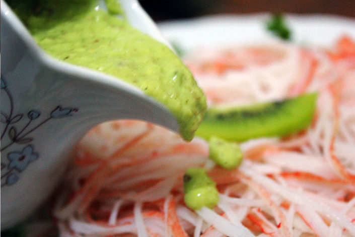 Green Crab Salad - Anna Cooking Concept