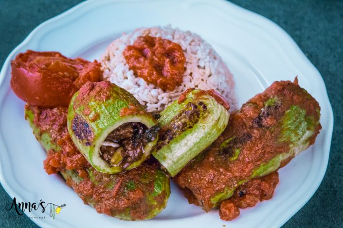 Ablama (Authentic Lebanese stuffed courgette) - Anna Cooking Concept