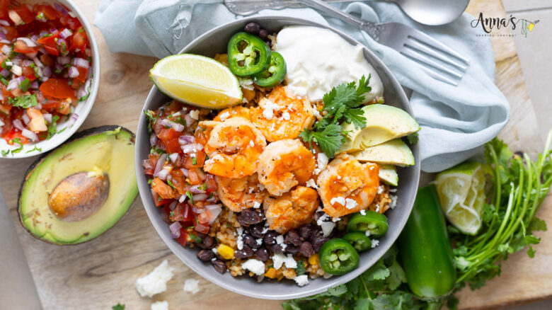 Instant Pot Mexican Shrimp Rice and Beans - Anna Cooking Concept